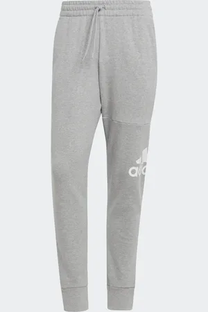 adidas Essentials French Terry Tapered Cuff Logo Pants Men L