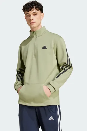 adidas Future Icons 3-Stripes Half-Zip Sweatshirt Men XL