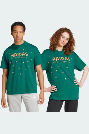 adidas Bloom Sky Print Tee Unisex L