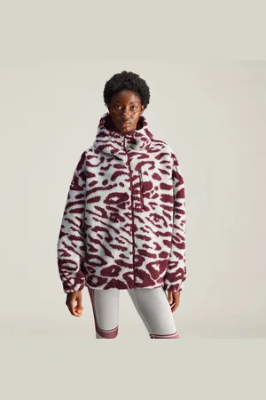 adidas By Stella McCartney Jacquard Fleece Top with Zipper Women XS
