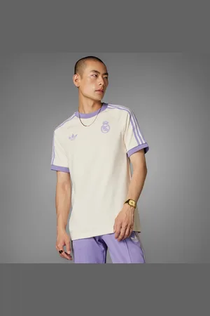 adidas Real Madrid Adicolor Classics 3-Stripes Tee Men M Tall
