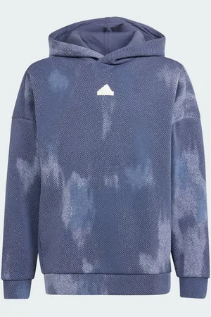 adidas Future Icons Allover Print Hooded Sweatshirt Kids Kids 9-10Y
