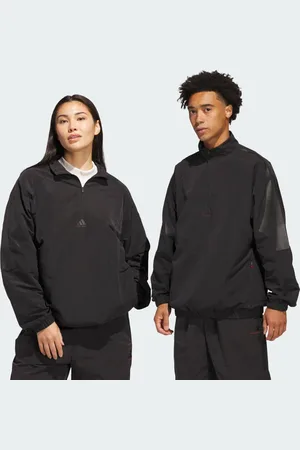 adidas Basketball Woven 1/2 Zip Jacket (Gender Neutral) Unisex 2XL