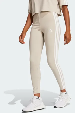 adidas Essentials 3-Stripes Cotton Leggings Women L