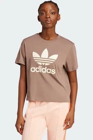 adidas Adicolor Trefoil Boxy Tee Women S