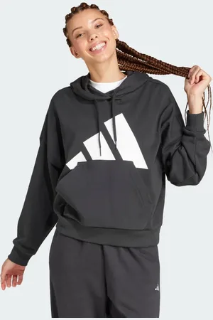 adidas Essentials Big Logo French Terry Loose Hoodie Women XL