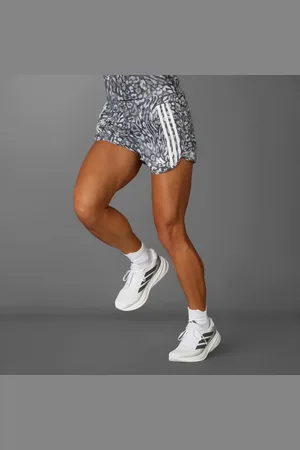 adidas Own the Run CLIMACOOL 3-Stripes Shorts Women M 3"