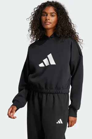 adidas Future Icons 3 Bar Logo Hoodie Women M