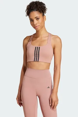 adidas Powerimpact Training Medium-Support 3-Stripes Bra Women XS E-G