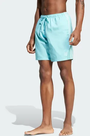 adidas Adicolor 3-Stripes 8-Inch Swim Shorts Men L