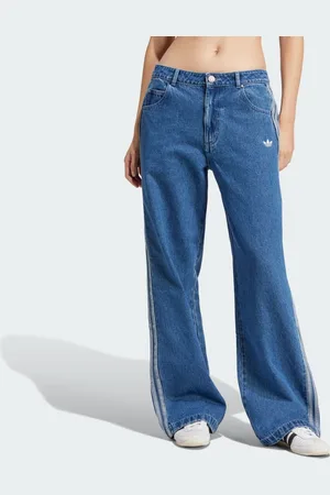 adidas Adicolor Denim 3-Stripes Track Pants Women 32-30