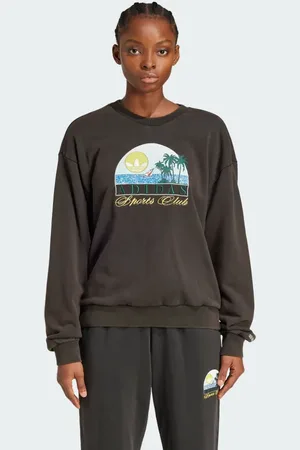adidas Trefoil Series Island Club Sweatshirt Women M