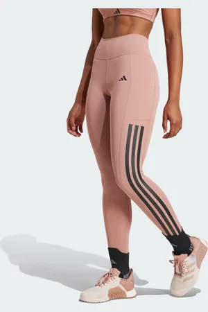 adidas Optime 3-Stripes Full-Length Leggings Women L