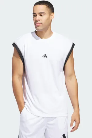 adidas Basketball All-World Sleeveless Tank Top Men L