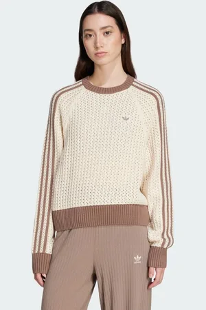 adidas Adicolor Knitted Crew Sweatshirt Women S