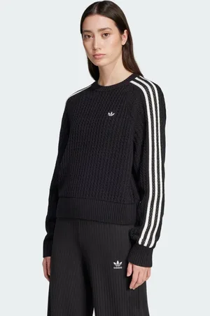adidas Adicolor Knitted Crew Sweatshirt Women XL