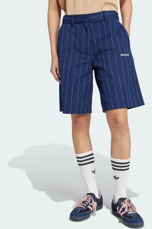 adidas Pinstripe Bermuda Shorts Women 30