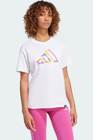 adidas Tech Fill Graphic Tee Women M