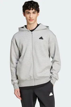 adidas Future Icons Doubleknit Full-Zip Hoodie Men M