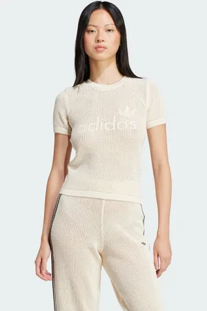adidas Originals Premium Crochet Cali Tee Women XL