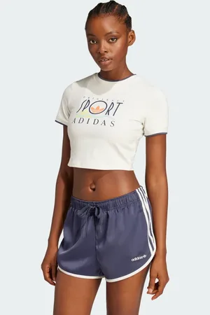 adidas Sport Graphic Baby Tee Women XS