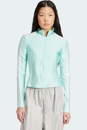adidas Adicolor 3-Stripes Slim Track Top Women L