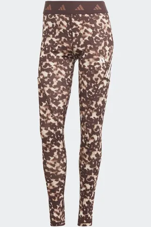 adidas Techfit Hyperglam Full-Length Printed Leggings Women M