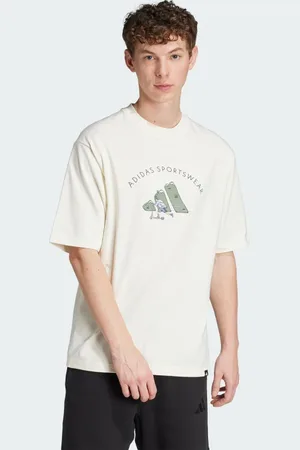 adidas Codes Doodle Scooter Graphic Tee Men L