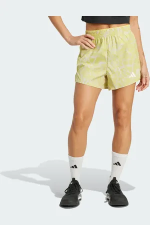 adidas Train Essentials Allover Print Workout Shorts Women 2XS