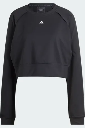 adidas Power AEROREADY Crop Cover-Up Sweatshirt Women M