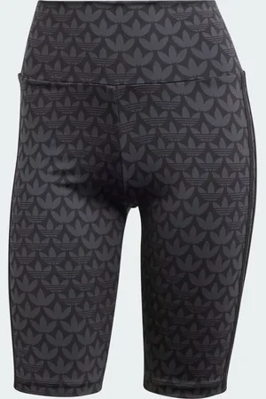 adidas Trefoil Monogram Biker Shorts Women XS