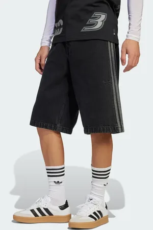 adidas Adicolor Denim Firebird Shorts Men 32