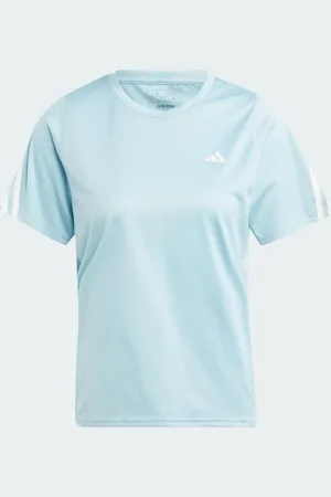 adidas Run Icons 3-Stripes Low-Carbon Running Tee Women L