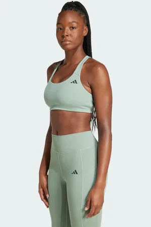 adidas Powerimpact Rib Medium Support Training Bra Women M A-B