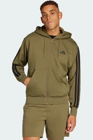 adidas Essentials 3-Stripes Fleece Hoodie Men 2XL