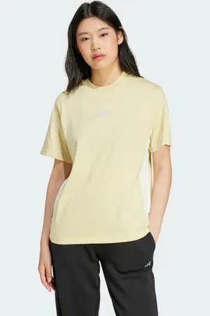 adidas Essentials 3-Stripes Cotton Tee Women M