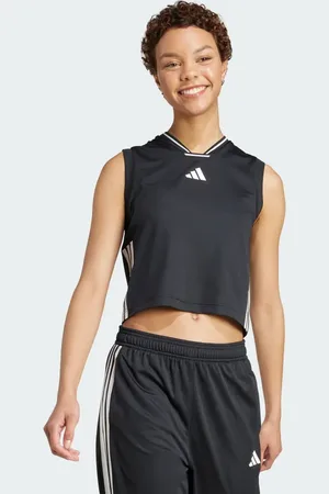 adidas Tiro Cut 3-Stripes Mesh Tank Top Women 2XS