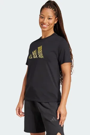 adidas Tech Metallic Graphic Tee Women M