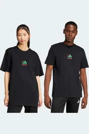 adidas Lounge Pizza Graphic Tee Men L