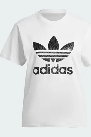 adidas Zebra Animal Print Infill Tee Women XS