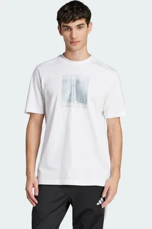 adidas Tech Metallic Graphic Tee Men M