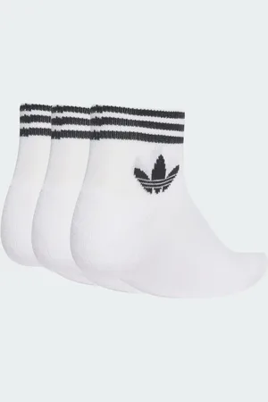 adidas Island Club Trefoil Ankle Socks 3 Pairs Unisex 27-30