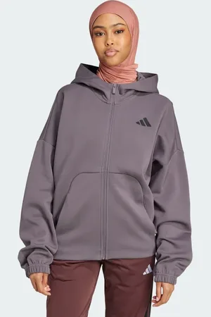 adidas Future Icons Small Logo Full-Zip Hoodie Women S