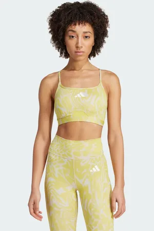 adidas Aeroreact Training Light Support 3-Stripes Bra Women M C-D