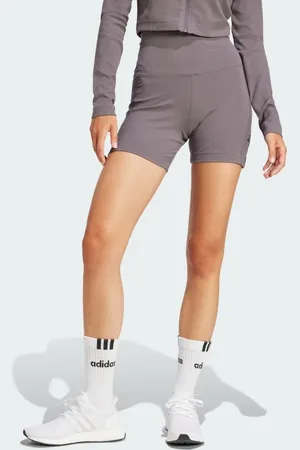 adidas ALL SZN Rib High-Waist Bike Shorts Women 2XS