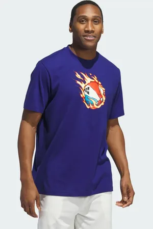 adidas On Fire Basketball Graphic Tee Men 2XL