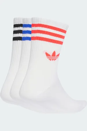 adidas 3-Stripes Crew Socks 3 Pairs Unisex 34-36