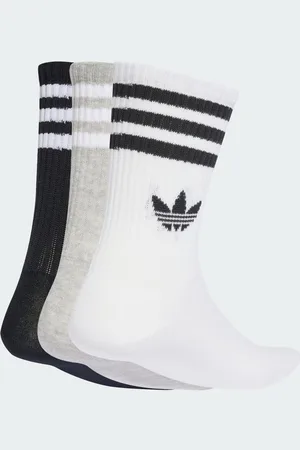adidas 3-Stripes Crew Socks 3 Pairs Unisex 34-36