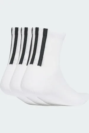 adidas Quarter 3 Back Stripes Socks 3 Pairs Unisex 40-42