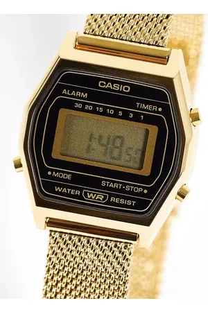 Casio Watches - Vintage mesh bracelet strap watch in